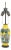 Chinese Famille Jaune Porcelain Vase as Lamp For Sale