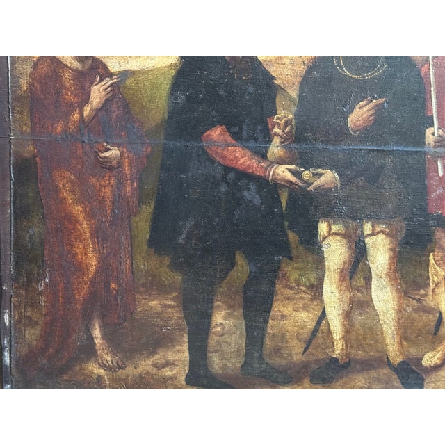 The Thirty Pieces of Silver of Judas, 1580, Oil Painting For Sale - Image 6 of 11