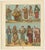 North African Costumes & Figures Set of 4, Racinet Afrique Plates, 1888 A visually rich and culturally layered set of four...