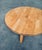 Brutalist Oak Round Coffee Table from Meubelfabriek Oisterwijk, Netherlands, 1960s For Sale - Image 8 of 18