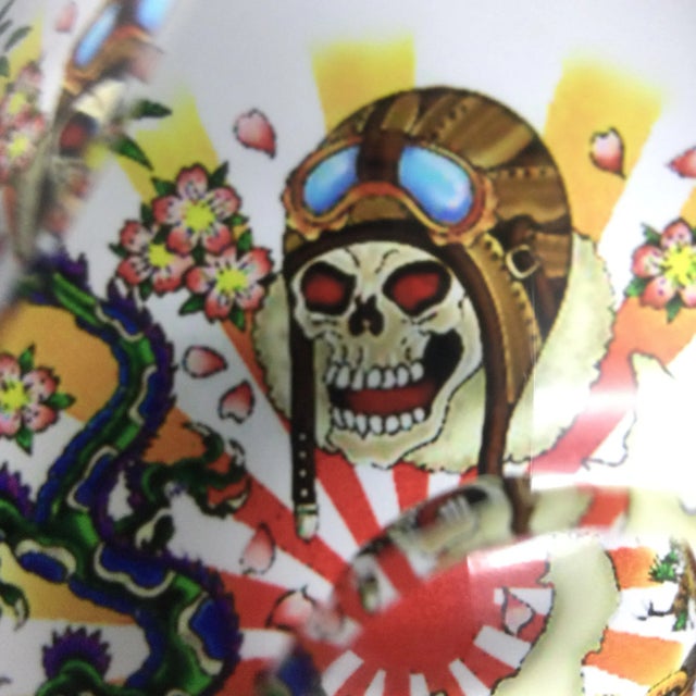 Vintage 90’s Christian Audigier Lucite/ Glass Candle Holder For Sale - Image 11 of 11