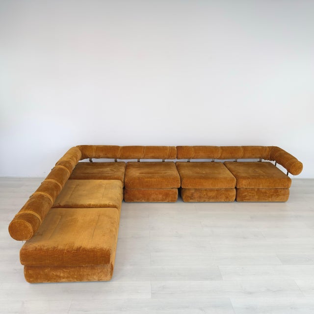 Italian Italian Modular Sofa, 1970s For Sale - Image 3 of 18