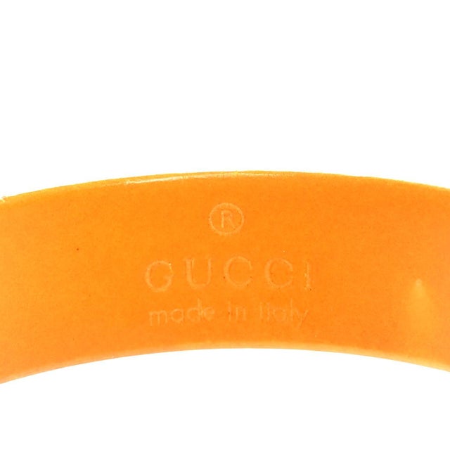 Gucci Gucci Resin Flora S Giallo Bracelet For Sale - Image 4 of 6