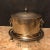 Fine English Neoclassical Sheffield Silverplated Biscuit Barrel. Made Pre-1872. Lions head ring handles. Knop finial....