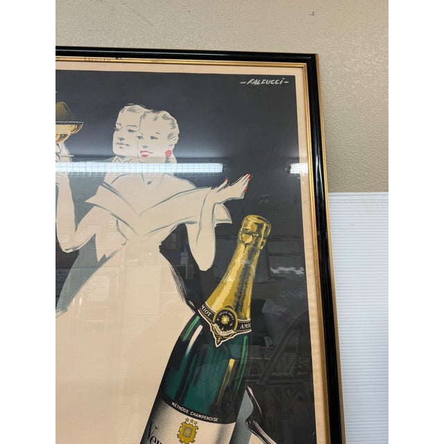 Robert Falcucci for Veuve Amiot Advert Poster, 1929 For Sale In San Francisco - Image 6 of 12
