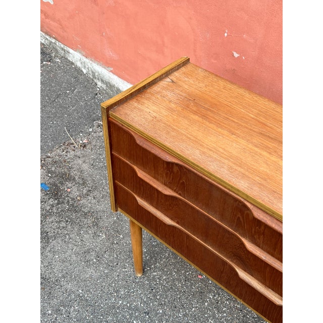 Wood Vintage Danish Teak Chest of Drawers, 1960s For Sale - Image 7 of 11