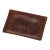 Luxurious Vintage Brown Leather Barney's New York Men's Wallet Card Case For Sale