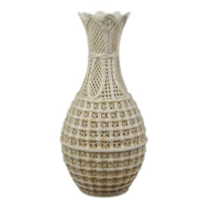 Early 1900s Chinese Porcelain Vase Song Ding Ware White Glaze Porcelain Vase
