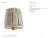 Visual Comfort Signature 5" Pleated Natural Linen Shade Designer: Visual Comfort Signature Height: 5" Base: Shade Details:...