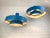 Mid-Century Modern Blue Equator Pendant Lamps by Jo Hammerborg for Fog & Mørup, 1968, Set of 2 For Sale - Image 3 of 16
