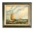 Early 20th Century Nautical Oil Painting, Boats on Fishing Trip, Signed E. Ponthier, Framed, 31"w For Sale - Image 9 of 9