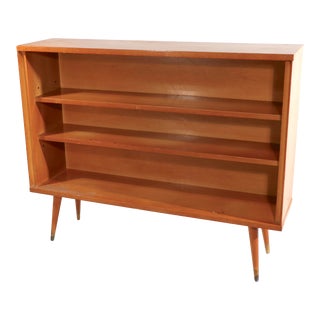 Mid Century Open Book Shelf For Sale