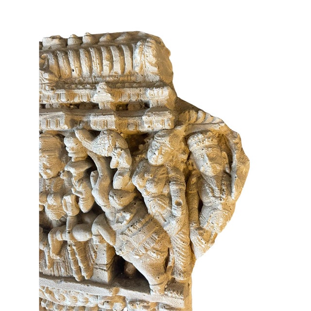 Early 20th Century Camboidian Temple Molding Sculptural Wall Art For Sale - Image 10 of 13