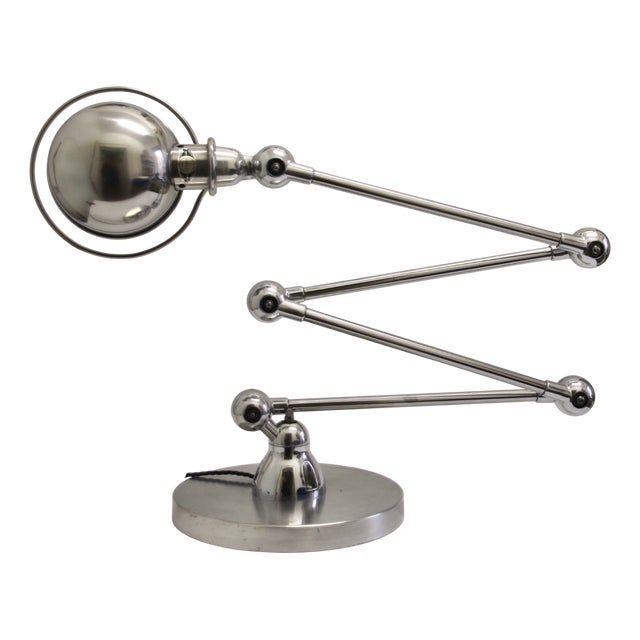 Industrial 4-Arm Floor Lamp by Jean-Louis Domecq for Jieldé, 1950s For Sale