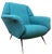 Vintage Armchair by Gigi Radice for Minotti, Italy, 1950s For Sale