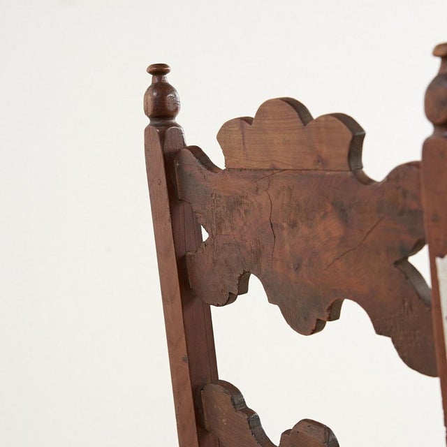 Antique Wooden Chair For Sale - Image 6 of 7
