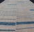 Tribal Vintage Turkish Kilim Rug With Blue and Cream Stripes 8'0"x14'2" For Sale - Image 3 of 10