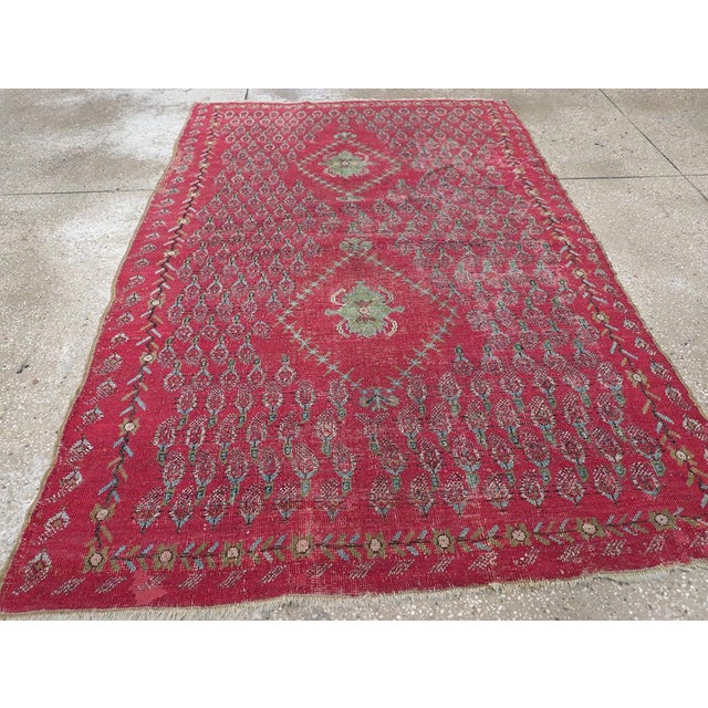 Textile Galerie Shabab Collection Early 20th Century Turkish Ghourdes Rug For Sale - Image 7 of 9