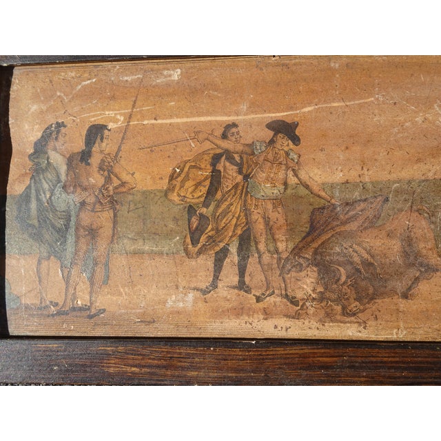Set Six 7"x12 Collage Antique Rustic Spanish Style Pictures of Bullfighters & Matadors For Sale - Image 15 of 18