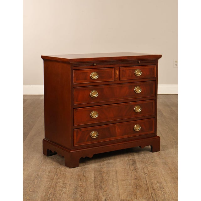 Traditional Hekman Copley Place Flame Mahogany Chest Of Drawers For Sale - Image 3 of 18