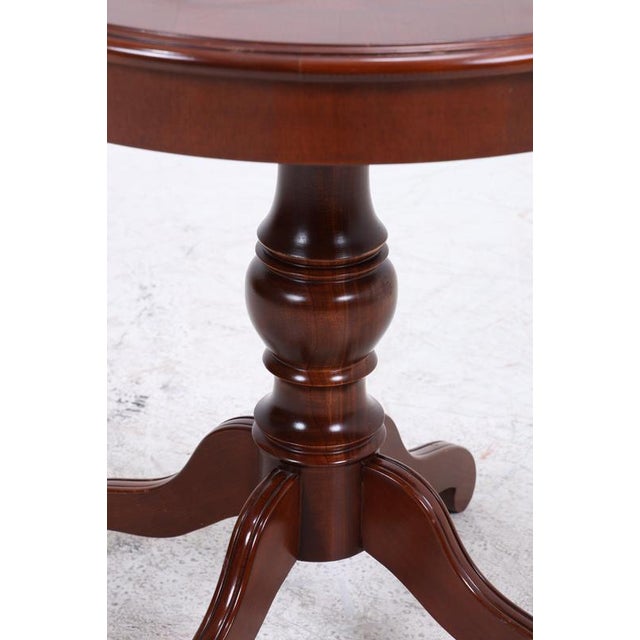 Vintage English Round Extendable Kitchen Table For Sale - Image 11 of 15
