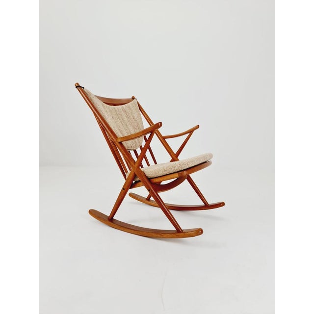 Danish Teak Rocking Chair by Frank Reenskaug for Bramin, 1960s For Sale - Image 18 of 18