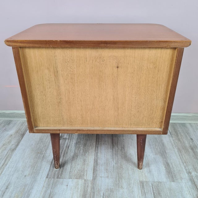 Wood Mid-Century Cabinet in Wood with Inlay, 1960s For Sale - Image 7 of 15