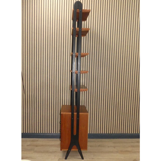 1960s Freestanding Teak Shelf, 1960s For Sale - Image 5 of 12