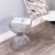 Industrial Nicholas Silver Metal Accent Table, Silver For Sale - Image 3 of 6