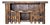 Vintage Rustic Chestnut Sideboard, 1960s For Sale