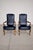 Pair of Vintage Sam Moore Traditional Armchairs in Leather-Like Vinyl With Nailhead Trim For Sale - Image 9 of 12