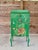Vintage Custom Painted Tropical Leopard Cabinet With Lion Pull For Sale - Image 11 of 12