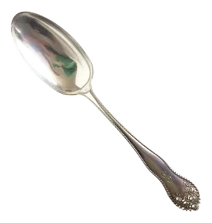 19th Century Lancaster Gorham Sterling Silver Serving Spoon