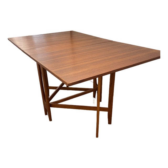 Mid Century 1960's Bendt Winge Teak Dining Table Norway For Sale