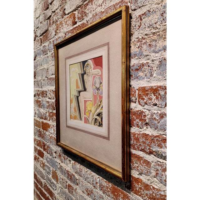 Glenn Crawford Sheffer- Art Deco Nude Female-Original 1920s Painting For Sale In Los Angeles - Image 6 of 9