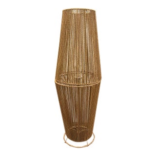 Large Braided String Lamp For Sale