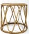 Mid-Century Modern Bamboo and Wicker Drum Table For Sale - Image 3 of 10