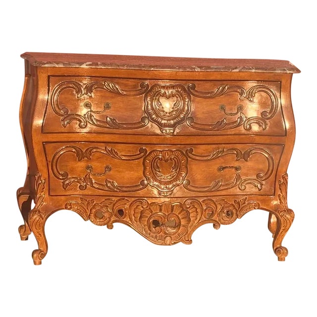 Vintage Widdicomb Bombe Style Chest For Sale