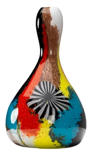 Vase by Dino Martens Oriente for Aureliano Toso, Italy, 1960s
