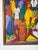 1980’s André Guervil Haitian Folk Art Market Scene Oil on Canvas Painting, Wood Framed For Sale - Image 9 of 12