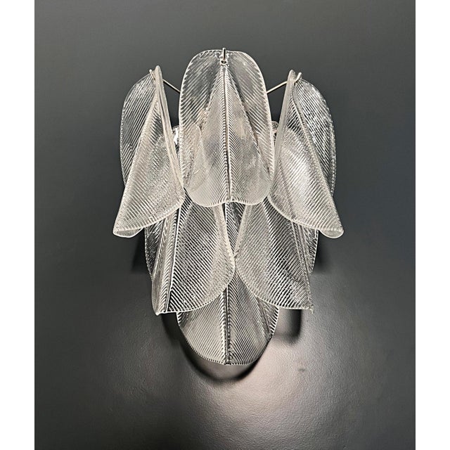 Vintage Italian Murano Glass Rondini Wall Lights, 1990s, Set of 2 For Sale - Image 14 of 18