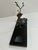 1990s Michael Aram Black Granite Orchid Branch Wine Bottle Caddy Rest For Sale - Image 15 of 17
