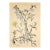1880's Large Rare Antique Hand-Colored Botanical Lithograph by Henri Lambert-Iris, Cherry Blossoms For Sale