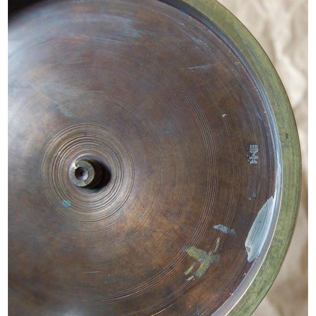 1930s German Art Deco Table Lamp in Polished Cast Brass by Bruno Paul, 1930s For Sale - Image 5 of 7