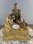19th Century Early 19th Century Empire Clock in Gilt and Patinated Bronze For Sale - Image 5 of 11