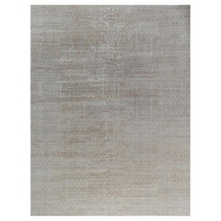 Contemporary Terra Beige Rug in Natural Wool by Doris Leslie Blau For Sale