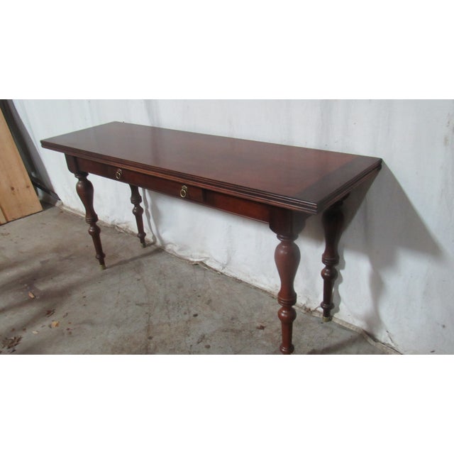 Item: Ethan Allen Convertible ConsoleTable Details: British Classics Collection Great Designer Look/Quality Piece Nice...