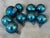 1950s Vintage Blue Mercury Glass Christmas Ornaments For Sale - Image 5 of 14