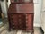 1950s Mahogany Secretary, Serpentine Front, Maddox Reproductions Jamestown Ny 1950s For Sale - Image 5 of 12