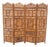 Fine Asian Carved Teak 4 Panels Screen Room Divider Mint! For Sale